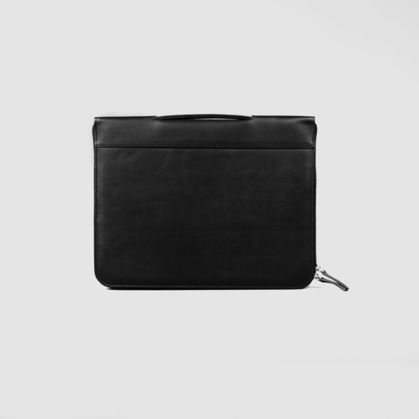 The Eclectic Black Leather Folio Organizer - Image 2