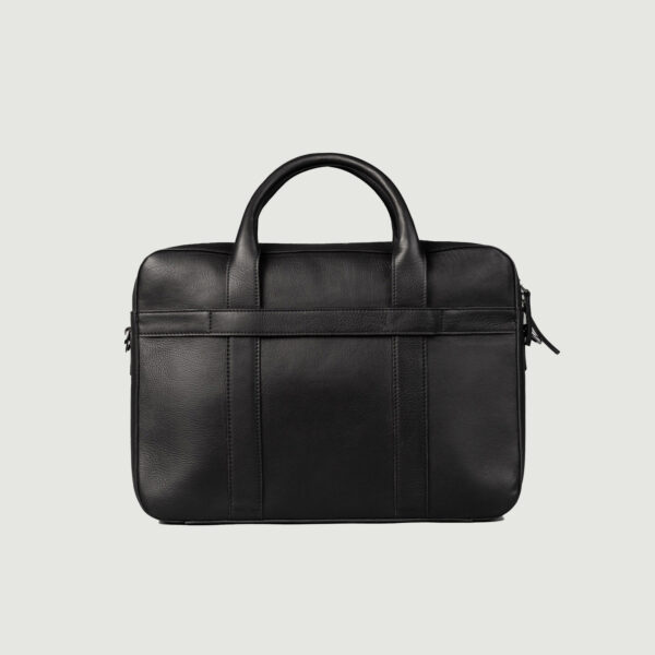 The Captain Black Leather Briefcase - Image 3