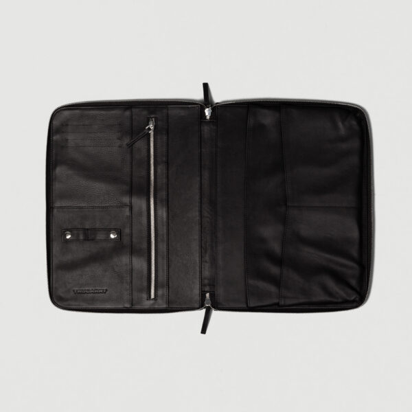 The Eclectic Black Leather Folio Organizer - Image 6