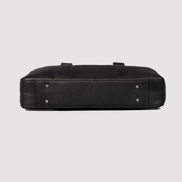 The Captain Black Leather Briefcase - Image 7