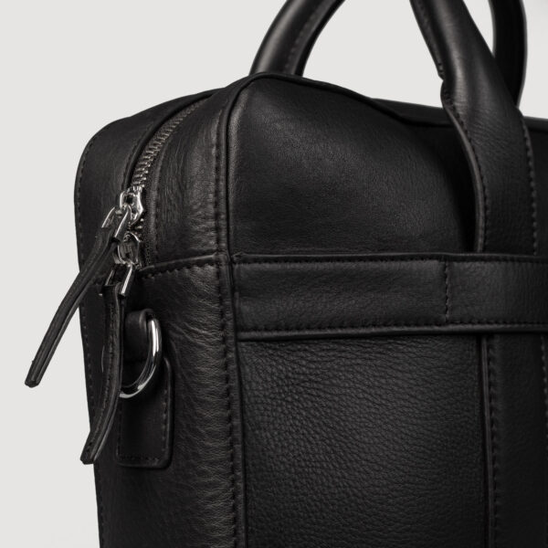 The Captain Black Leather Briefcase - Image 8