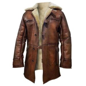 Buy Bane Brown Shearling Coat on Sale