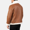 Leather Bomber Jacket For Men