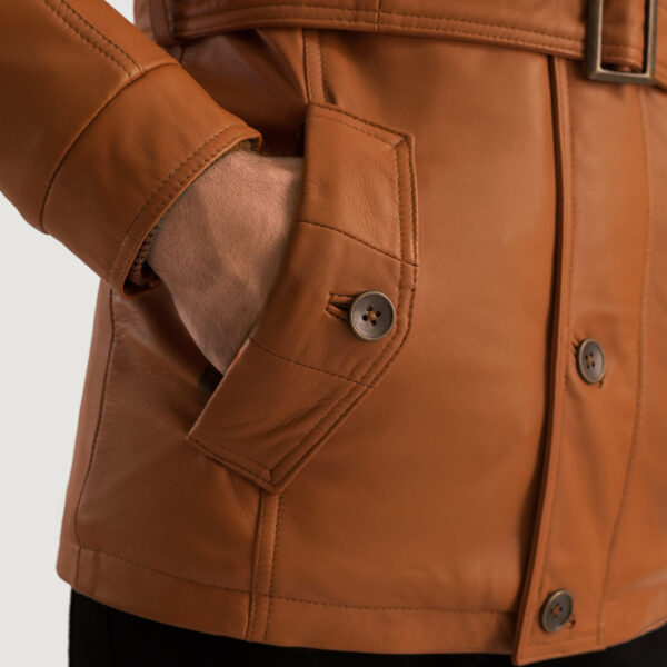 Mens Hunter Leather Jacket on Sale