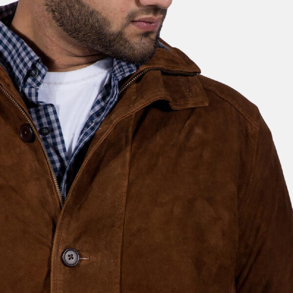 Sheriff Brown Suede Jacket - Image 3