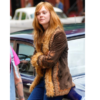 Elle Fanning A Complete Unknown Brown Jacket