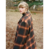 taylor swift evermore Checkered coat on sale