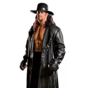 Undertaker WWE Black Leather Trench Coat