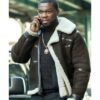 50 Cent Shearling Leather Jacket for Men