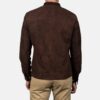 Dark Brown Suede Jacket for Men