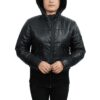 Fool Me Once Black Puffer Jacket