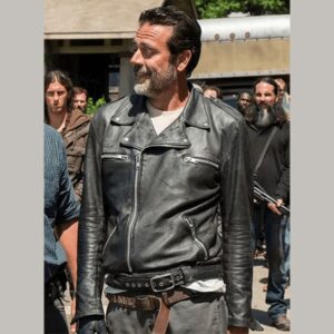 The Walking Dead Black Leather Jacket