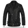 Terminator 2 Black Biker Leather Jacket​ for Men