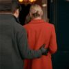 Red Christmas Wool Coat​
