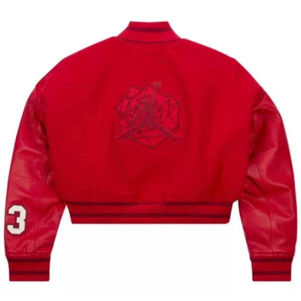 Teyana Taylor Red Varsity Jacket for Women