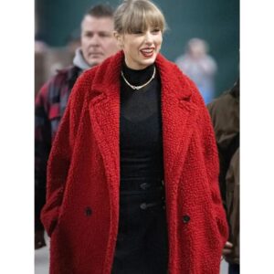 Red Teddy Coat For Women
