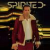 Ryan Reynolds Spirited Red Shearling Jacket for Men