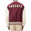 Red and White Versace Varsity jacket