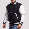 Black And White Letterman Jacket