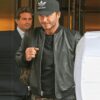 David Beckham Black Bomber Jacket​