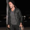 David Beckham New York Street Black Leather Jacket