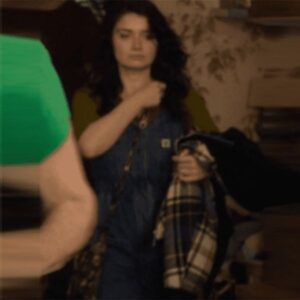 Eve Hewson Blue Denim Jumpsuit From Bad Sisters 2022