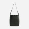 Genuine Black Leather Shoulder Bag For Women