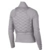 Grey Quilted Jacket For Womens