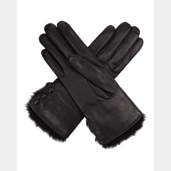 Leather Gloves with Fur​