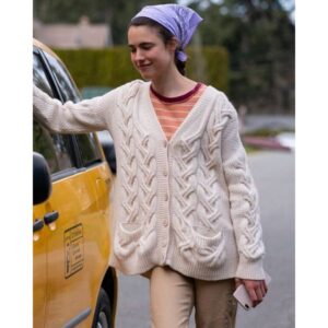 Margaret Qualley White Sweater From Maid