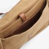 Mens Brown Leather Messenger Bag
