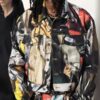 Rapper Black Red Jacket
