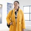 Selena Gomez Yellow Coat in Only Murders in the Building