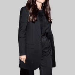 Selena Gomez Black Blazer From Screening Emilia Perez