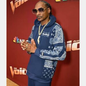 Snoop Dogg Blue Hoodie From The Voice S26