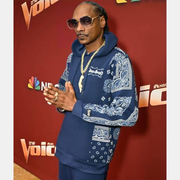 Snoop Dogg Blue Hoodie From The Voice S26