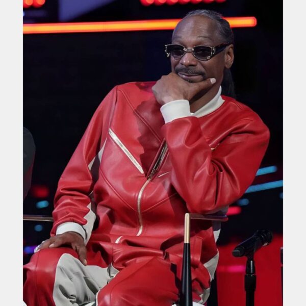 Snoop Dogg Red Leather Tracksuit From The Voice S26