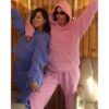Women Blue Hooded Suit