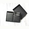 Black Leather Wallet Set