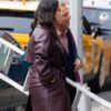 Maroon Wrap Coat​