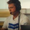 Brad Pitt F1 The Movie 2025 White T-shirt 03