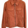 F1 Movie 2025 Brad Pitt Brown Suede Jacket 03