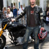 Keanu Reeves Black Leather Jacket 01