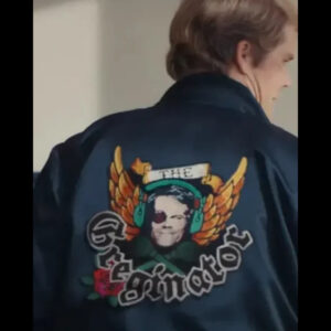 Lil Baby Kay Kay Blue Varsity Jacket 01