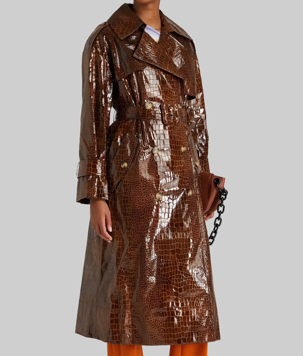 Only-Murders-in-the-Building-Selena-Gomez-Brown-Trench-Coat-03