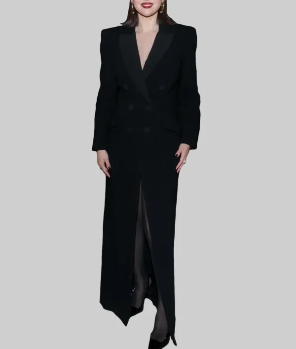 Selena-Gomez-Black-Long-Coat-For-Women-04