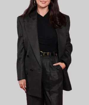 Selena-Gomez-Grey-Wool-Blend-Blazer-For-Women-01