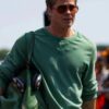 Sonny Hayes F1 Movie Brad Pitt Green Sweatshirt 02