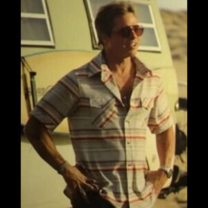 Sonny Hayes F1 Movie Brad Pitt Stripe Shirt 01