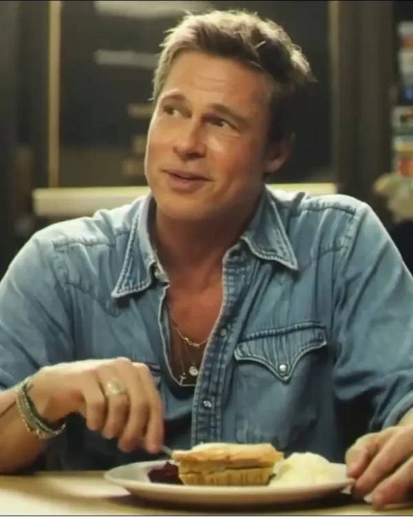 Sonny-Hayes-F1-Movie-Brad-Pitt-Western-Denim-Shirt-02